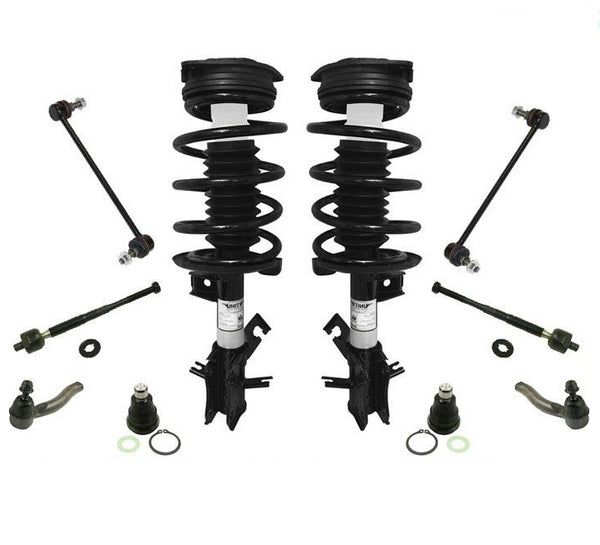 Resortes helicoidales, rótulas, barra estabilizadora, vínculos, varillas de amarre para un Nissan Sentra 07-12