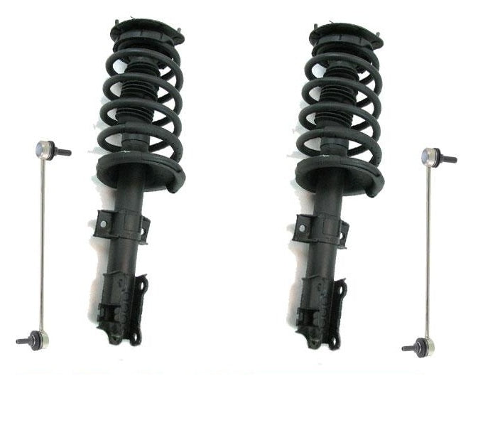 Front Quick Coil Spring Strut Struts Mount Sway Bar Links For 03-13 Volvo XC90