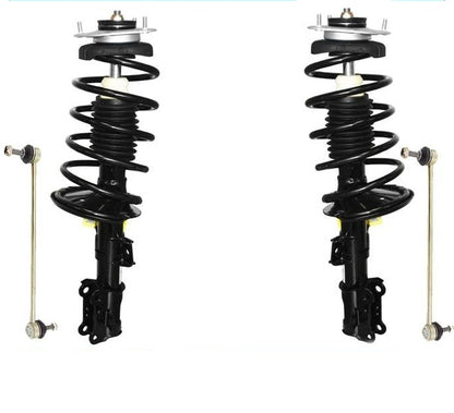 Front Coil Spring Struts Sway Links For Volvo 01-02 V70 XC / 03-07 XC70 4Pc