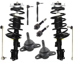 Spring Struts Ball Joints Sway Links Tie Rods For 01-03 V70 XC / 2003 XC70 10p