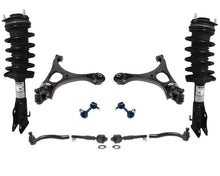 Frt Coil Spring Strut and Mount Control Arms Tie Rods For 06-11 Civic Coupe 8Pc
