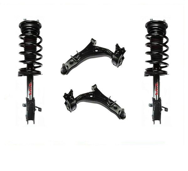 Juego de montaje de puntal de resorte helicoidal rápido delantero para 09-10 MKX 3.5L 4333363L R Kit de 4 piezas