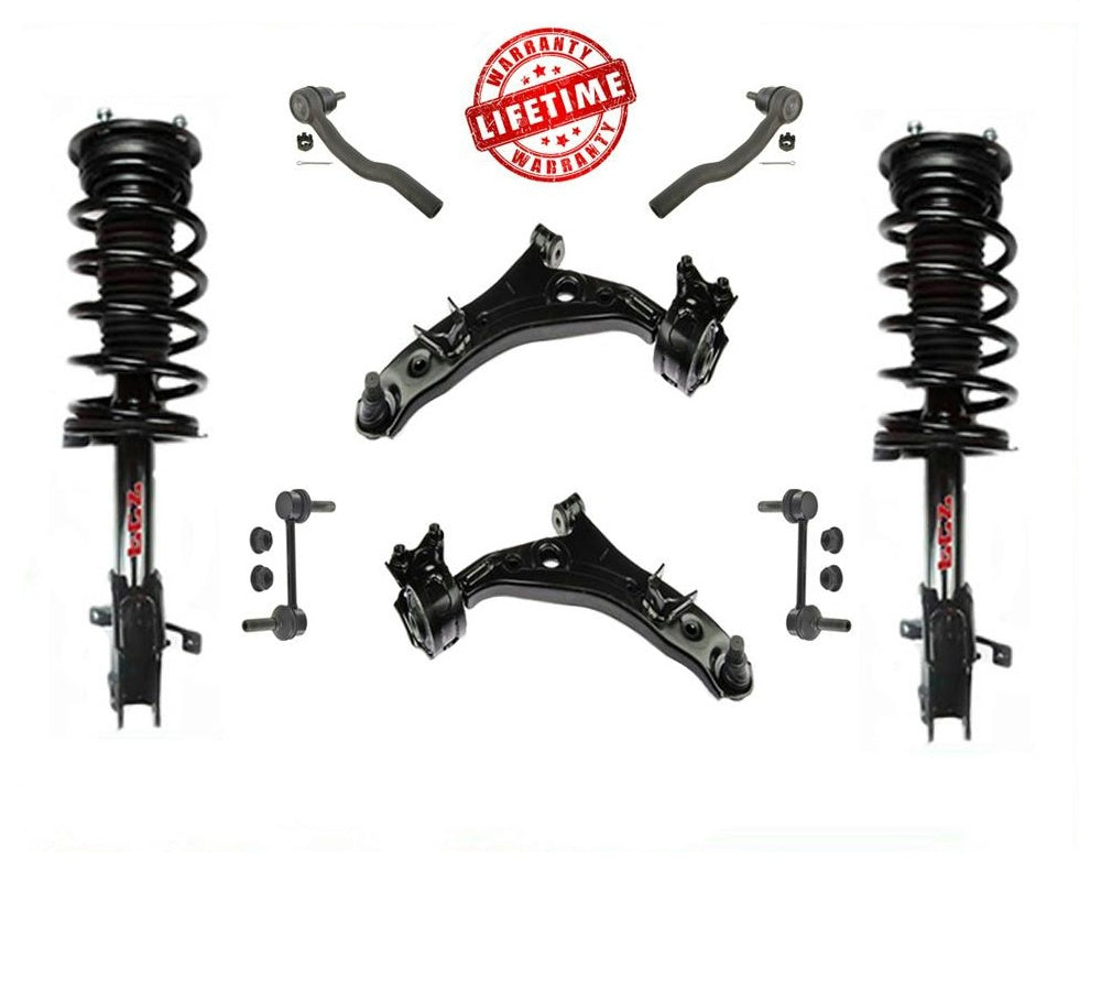 Front Quick Coil Spring Strut Mount Set Fits 09-10 MKX 3.5L 4333363L R 8Pc Kit