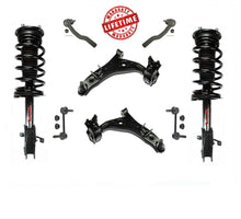 Juego de montaje de puntal de resorte helicoidal rápido delantero para 09-10 MKX 3.5L 4333363L R Kit de 8 piezas