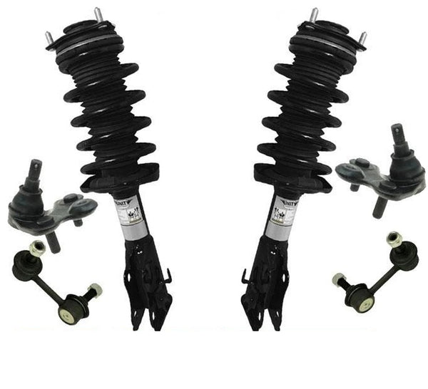 Resorte helicoidal, soporte, barra estabilizadora, enlaces, rótulas, barra de acoplamiento para Civic Coupe 06-11