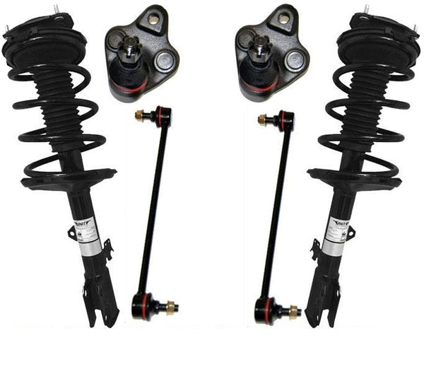 Junta esférica de enlace de barra estabilizadora de montaje de puntal de resorte rápido para Toyota Rav4 AWD 01-05