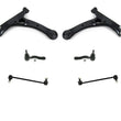 Fits For 08-14Xd 12-14 Prius C 06-15 Yaris 6Pc Chassis Kit Control Arms Tie Rods