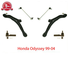 Control Arms Ball Joints Tie Rods Sway Bar Links 99-04 Fits For Odyssey 6Pc Kit