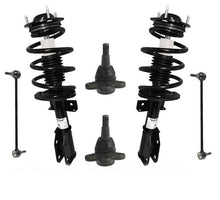 Complete Coil Spring Struts Sway Bar Links Ball Joints  08-13 Enclave