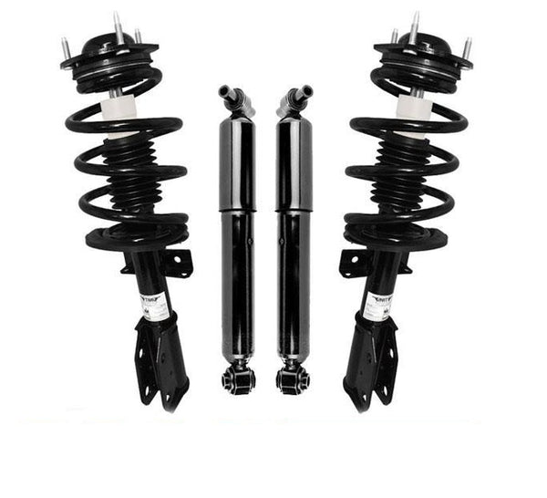 Front Complete Quick Coil Spring Struts Rear Shocks For 09-13 Traverse