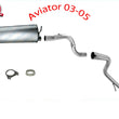 Fits For Aviator 4.6L 03-05 Muffler Exhaust Pipe System 2479 34906 44899