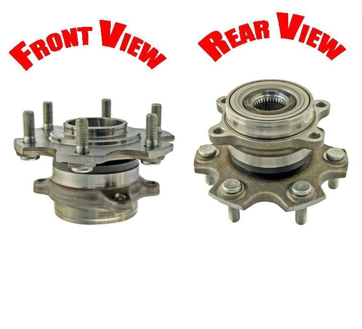 1 Rear Wheel Bearing & Hub Assembly For Mitsubishi Montero 2001 2002 2005 2006