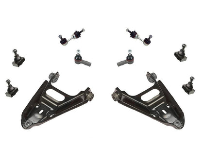 For 2005-2007 Smart ForTwo Lower Control Arms Outer Tie Rods Ball Joints