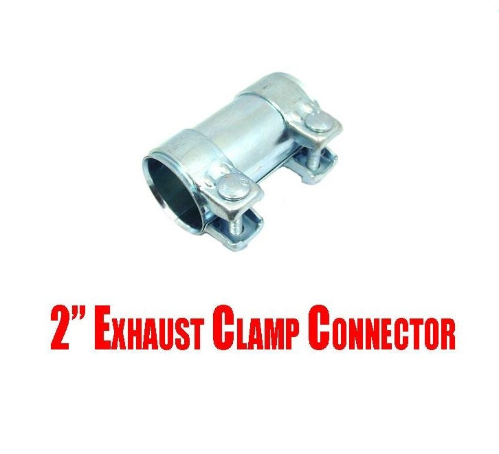 50,80 mm 2 pulgadas Abrazadera de reparación del conector de la abrazadera de escape de 2,00 pulgadas