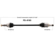 100% NEW CV DRIVE AXLE SHAFT REAR DRIVER SIDE FOR 09-15 MKS 10-13 MKT AWD REAR