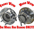 For 11-15 Silverado 3500HD Rear Wheel Drive Dual Rear Wheels (1) Frt Hub Bearing