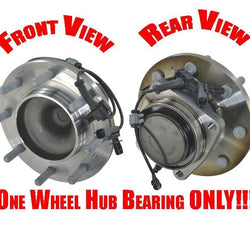 For 11-15 Silverado 3500HD Rear Wheel Drive Dual Rear Wheels (1) Frt Hub Bearing