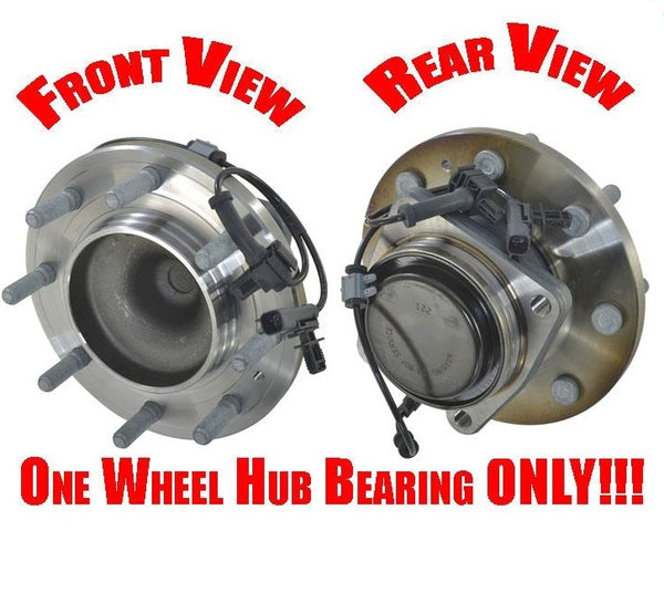 For 11-15 Silverado 3500HD Rear Wheel Drive Dual Rear Wheels (1) Frt Hub Bearing