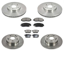 Front & Rear Brake Rotors & Ceramic Brake Pads Fits Acura TSX 2009-2010