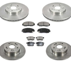 Front & Rear Brake Rotors & Ceramic Brake Pads Fits Acura TSX 2009-2010