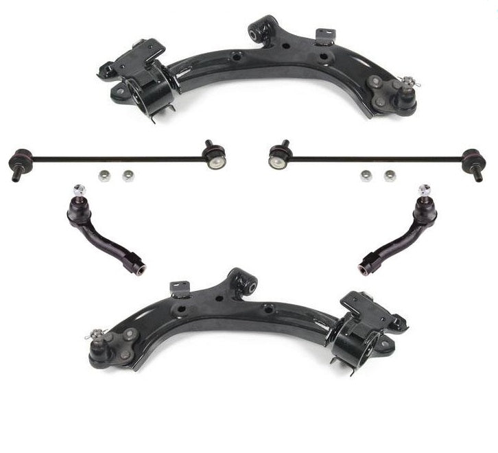 Front Lower Control Arm Ball Joint Tie Rods Links for 2012-2016 Honda CR-V CRV