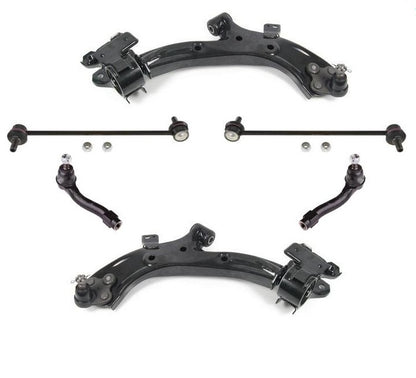 Front Lower Control Arm Ball Joint Tie Rods Links for 2012-2016 Honda CR-V CRV