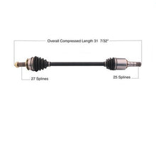 (1) 100% New Front CV AXLE SHAFT FRONT LEFT OR RIGHT FOR 09-13 Forester 2.5L