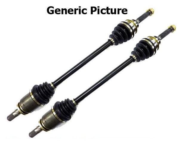 2 CV DRIVE AXLE SHAFT ASSEMBLY REAR LEFT & RIGHT SIDE PAIR FOR 11-14 VW TOUAREG