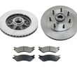 Brake Rotor Frt 54052 7 Stud Rear Wheel Drive Without ABS Braking System NO ABS