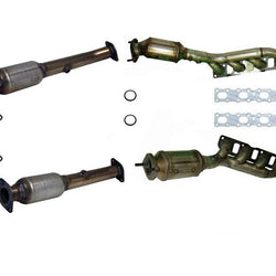 Manifold Catalytic Converter Frt & Rear Driver Passenger For Infiniti QX56 06-10
