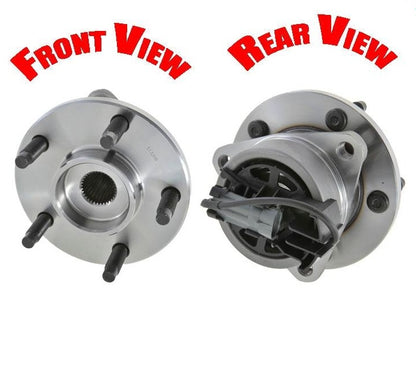 Wheel Bearing Hub Assembly Front (2) 5 Stud ABS For HHR Cobalt 2005-2010 5Stud - Photo 1