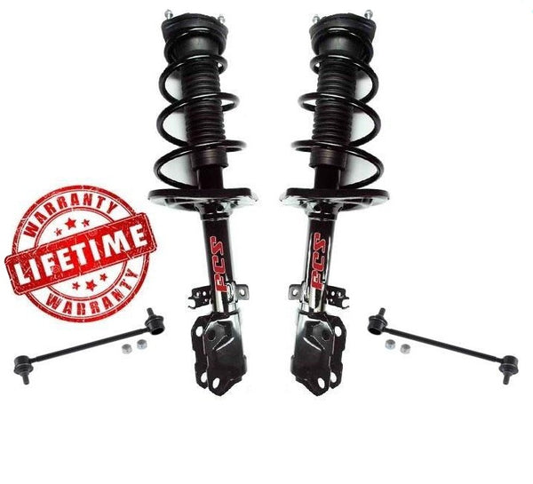 Rear Complete Struts Sway Bar Links for Toyota Camry 2.4L 2.5L 12-14