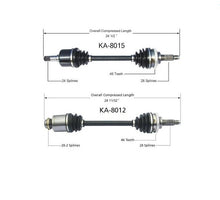 Eje CV L &amp; R KA-8015 8012 se adapta a 01-04 KIA Spectra 1.8LD/S automático 
