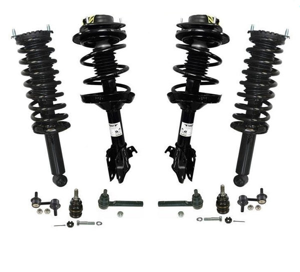 F & R (4) Complete Coil Spring Strut Assembly Fits for Subaru Outback 10Pc 05-09