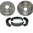 Fits For 09-11 HHR 09-10 Cobalt 09-10 G5 (2) Brake Drums 5 Lug Shoes 3Pc Kit