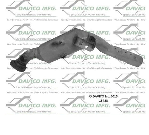 08-12 C300 4 Matic AWD Divers Side Main Catalytic Converter 18428