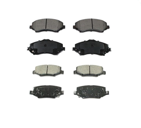 Se adapta a almohadillas de cerámica delanteras y traseras Wrangler 07-15 CD1273 CD1274, kit de 2 piezas