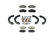 Fits 2007-2014 Jeep Wrangler Frt & Rr Ceramic Pads,Parking Brake Shoes & Springs