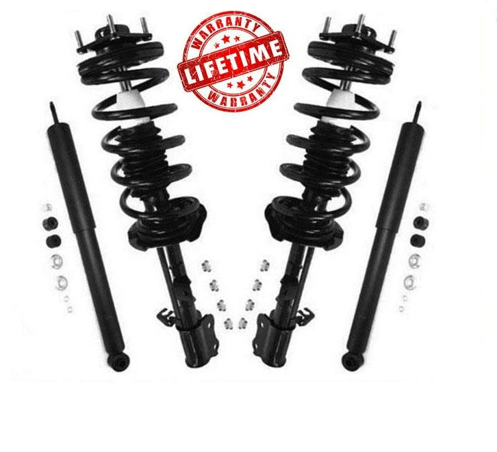 Fits 01-07 Escape Strut & Coil Spring Assembly & Shocks Quick 4pc Kit W/Warranty