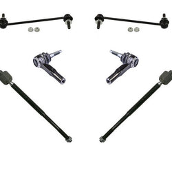 (4) Tie Rods (2) Sway ar Links for 2010-2015 Cadillac SRX 6Pc
