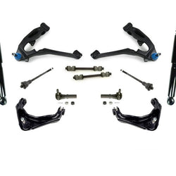 for 01-10 Silverado 2500HD  Control Arm Ball Jnt Bushings Tie Rods 12Pc