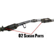 Fits 04-09 S4 Automatic Trans 4.2L P/S Eng Pipe With Dual Catalytic Converters