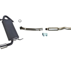 Tubo resonador medio y silenciador trasero con puntas cromadas para Infiniti FX45 03-04