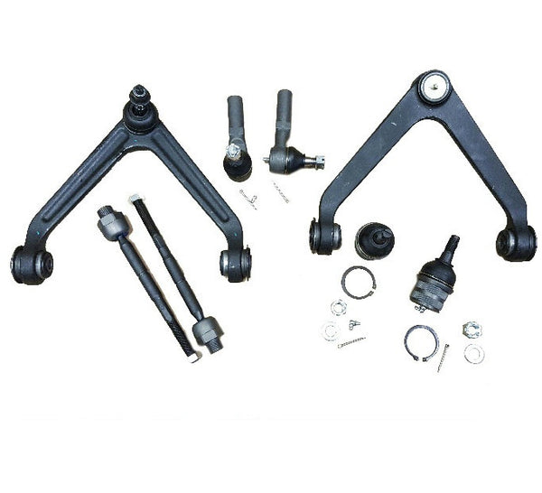 Control Arm Tie Rods Ball Joint Suspension Kit Front for Dodge Durango Aspen 8pc