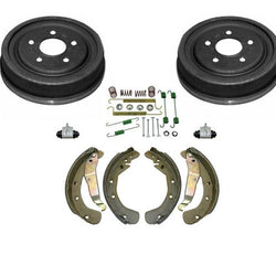 Fits For 00-03 L LS LS1 LW (2) Rear Brake Drums and Shoes Wheel Cly Springs