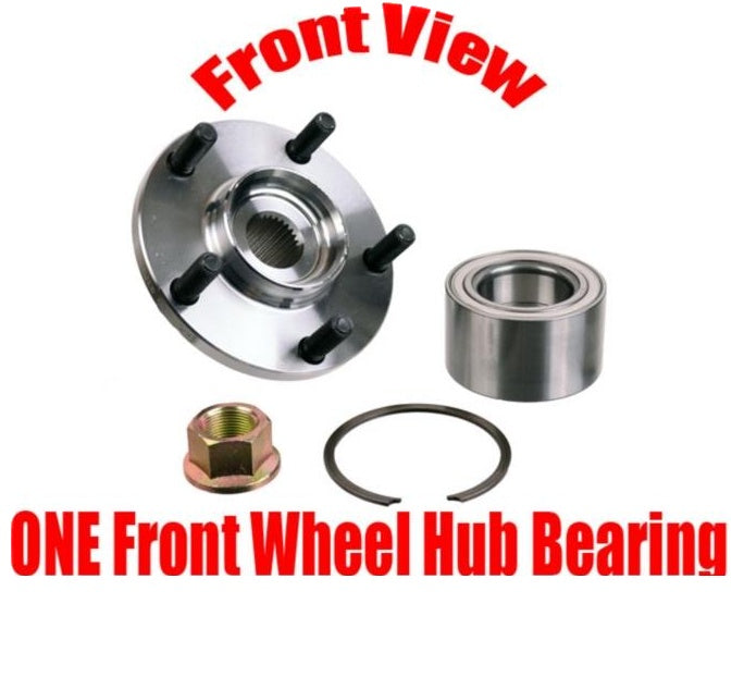 100% All New Front Hub and Bearing Repair Kit for Nissan Altima 2.5L 2002-2006