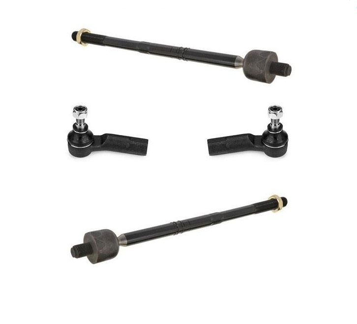 (4) Inn & Outer Steering Tie Rod Ends TI43125 80665 Fits A3 Bora CC Eos Jetta