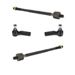 (4) Inn & Outer Steering Tie Rod Ends TI43125 80665 Fits A3 Bora CC Eos Jetta