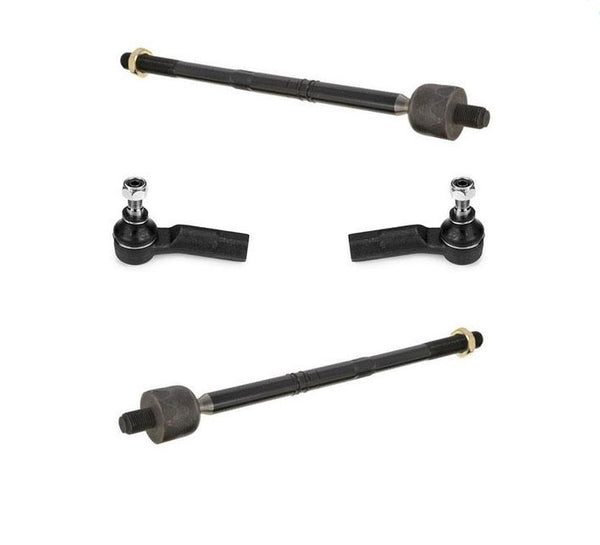 (4) Inn & Outer Steering Tie Rod Ends TI43125 80665 Fits A3 Bora CC Eos Jetta