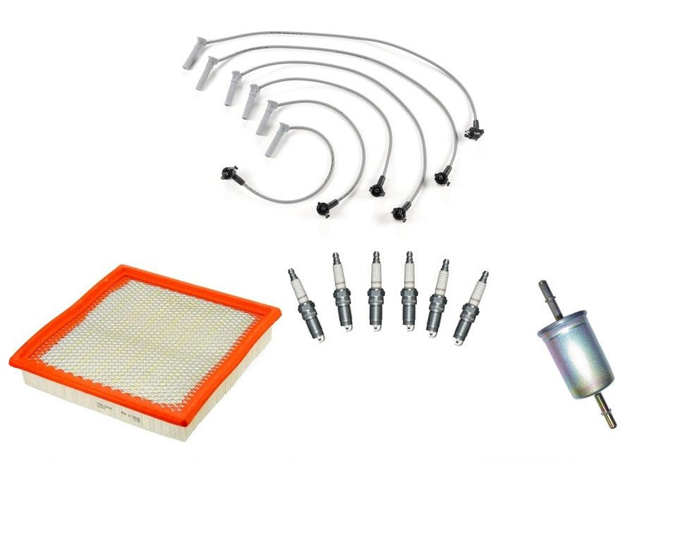 07-10 for Ford Mustang 4.0L Pro Spark Spark Plug Ignition Wires Plugs Air Filter